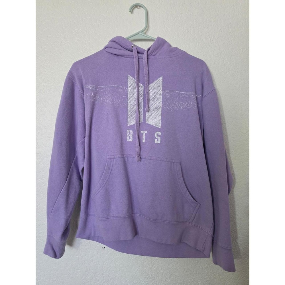 Lavendar BTS hoodie sweater, size small